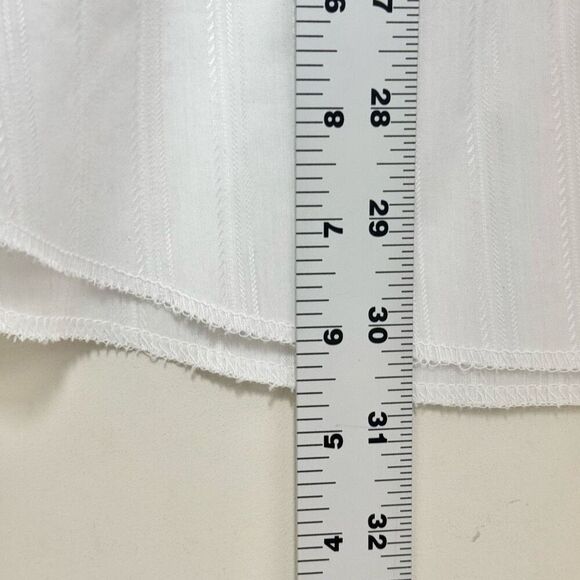 Vintage Panhandle Off White Slim Snap Western Shirt Made in USA Men's 16x34 - Picture 7 of 9